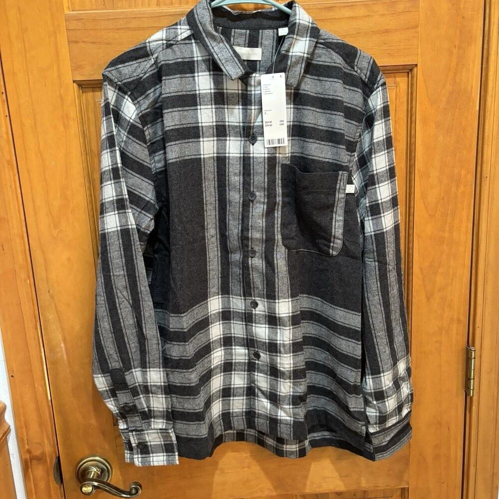Urban Outfitters Standard Cloth Flannel Camp Collar Shirt  SIZE S - NWT - $59